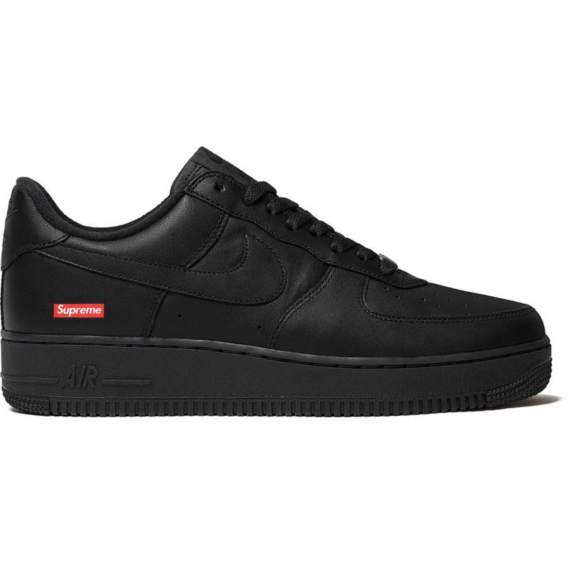 Nike Air Force 1 Low Supreme - Black by Nike in Shoes. Available at KershKicks for £195.00. A must-have for fans of Nike looking to elevate their style with this Shoes.