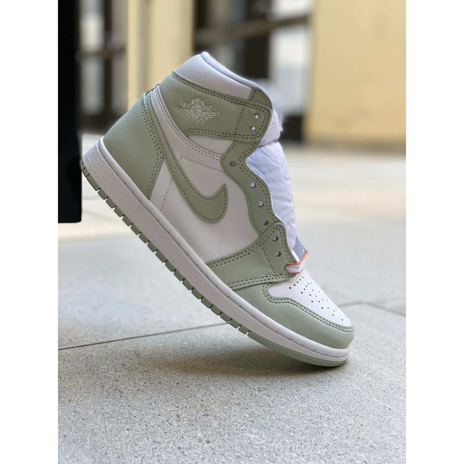 Jordan 1 High OG Seafoam by Jordan's in Shoes. Available at KershKicks for £300.00. A must-have for fans of Jordan's looking to elevate their style with this Shoes.