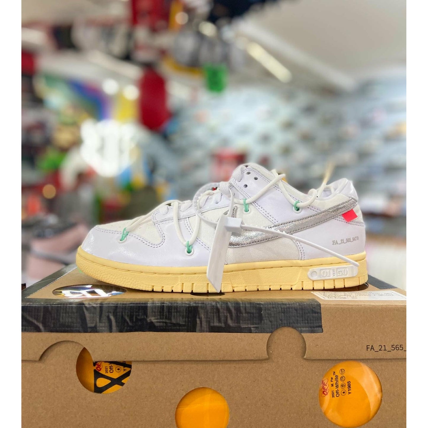 Nike Dunk Low Off-White Lot 1 by Nike in Shoes. Available at KershKicks for £1050.00. A must-have for fans of Nike looking to elevate their style with this Shoes.