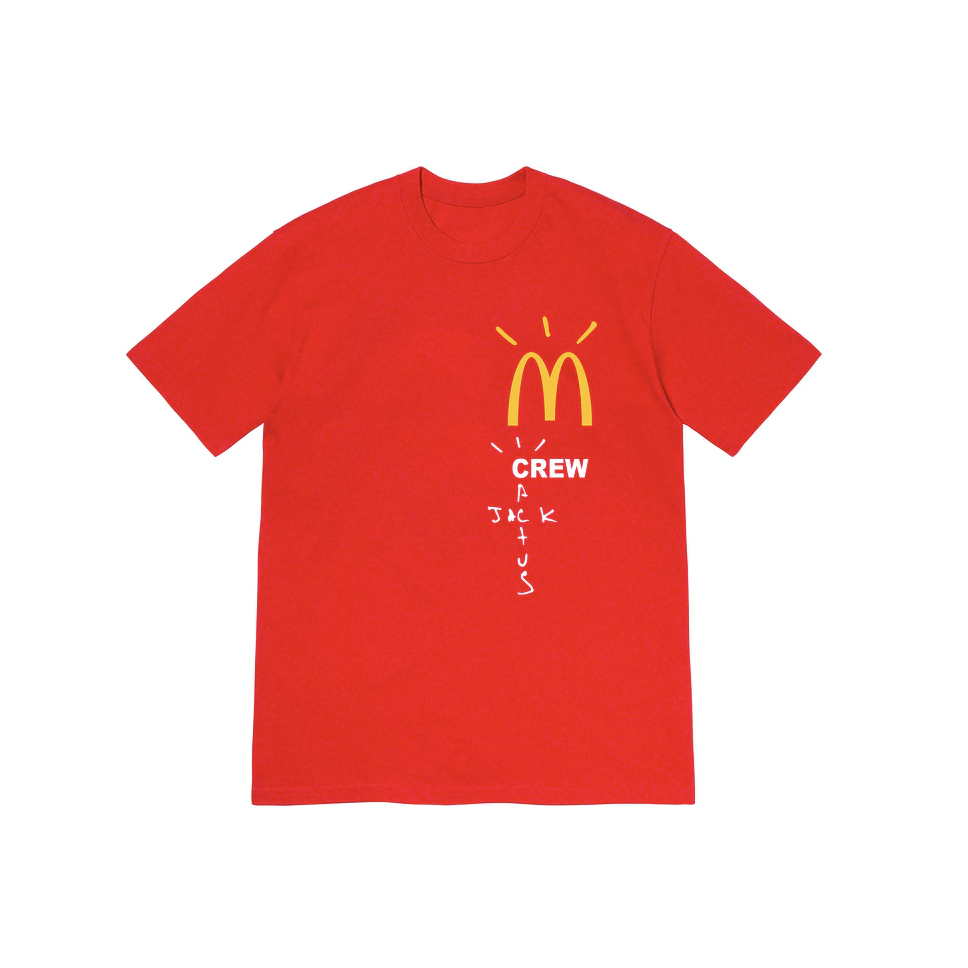 Travis Scott x McDonald s Crew T shirt Travis Scott KershKicks