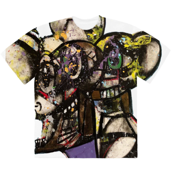 Travis Scott Portrait Tee - White by Travis Scott in . Available at KershKicks for £95.00. A must-have for fans of Travis Scott looking to elevate their style with this T-Shirt.