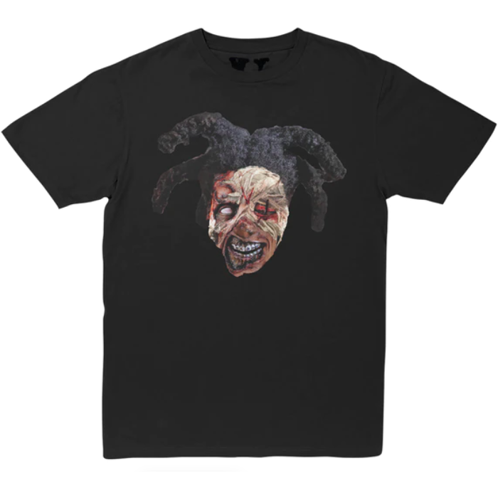 Kodak Black x Vlone Zombie T-Shirt Black by Vlone in . Available at KershKicks for £130.00. A must-have for fans of Vlone looking to elevate their style with this T-Shirt.