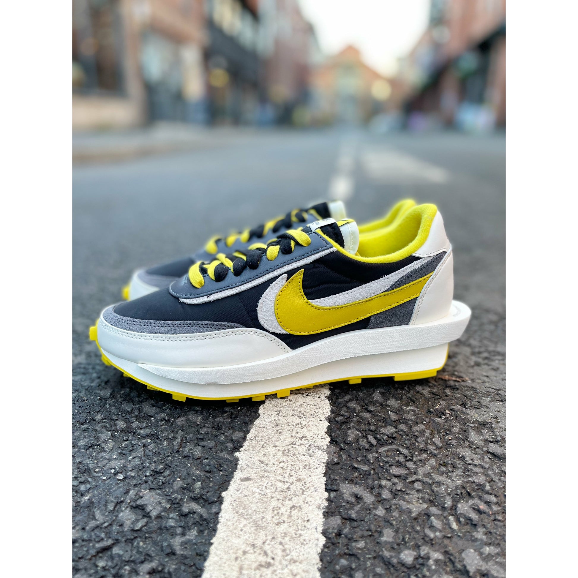 Nike LDWaffle Sacai Undercover Black Bright Citron by Nike from £225.00