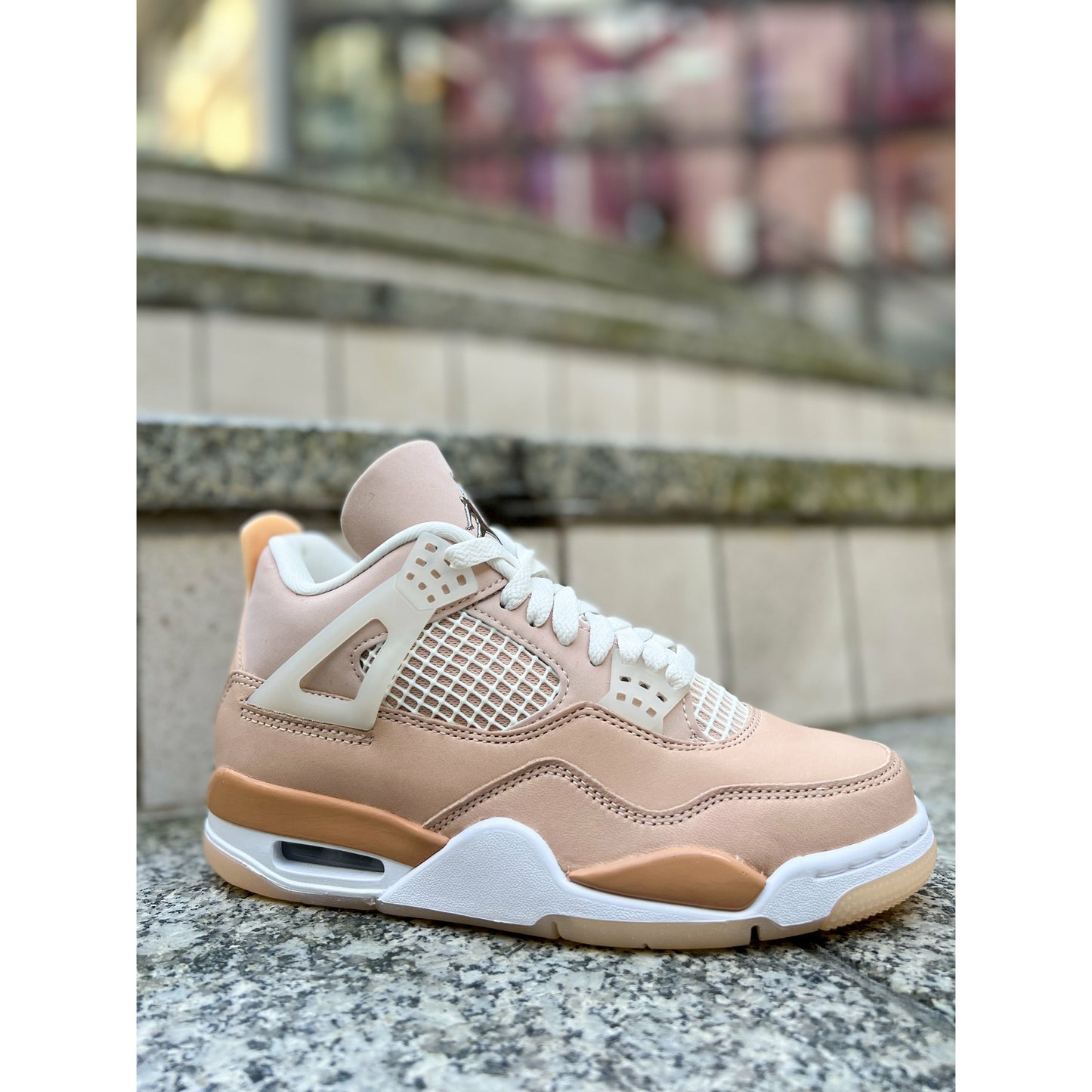 Jordan 4 Retro Shimmer (W) by Jordan's in Shoes. Available at KershKicks for £285.00. A must-have for fans of Jordan's looking to elevate their style with this Shoes.