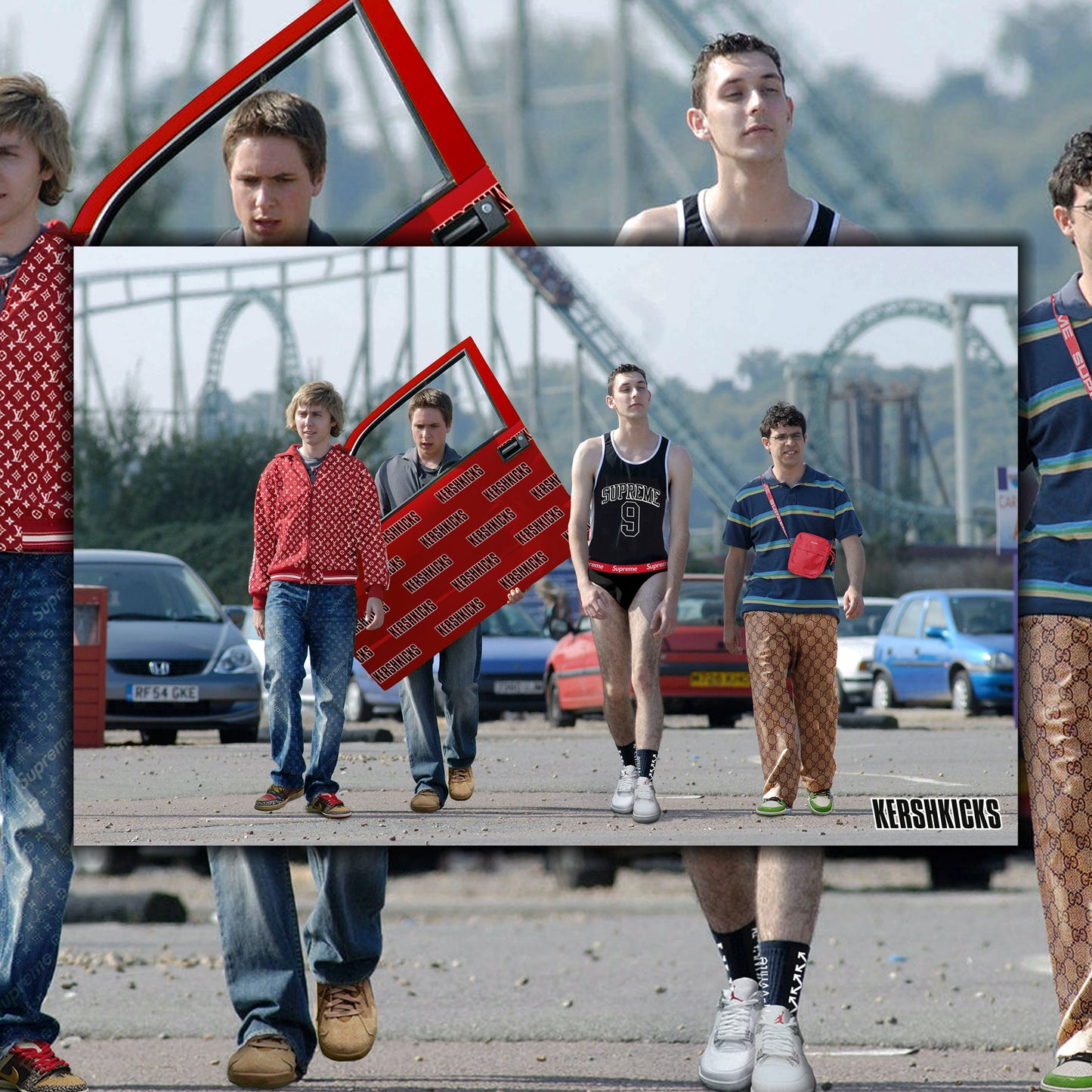 Friends Tee by KershKicks in . Available at KershKicks for £29.75. A must-have for fans of KershKicks looking to elevate their style with this T-Shirt.