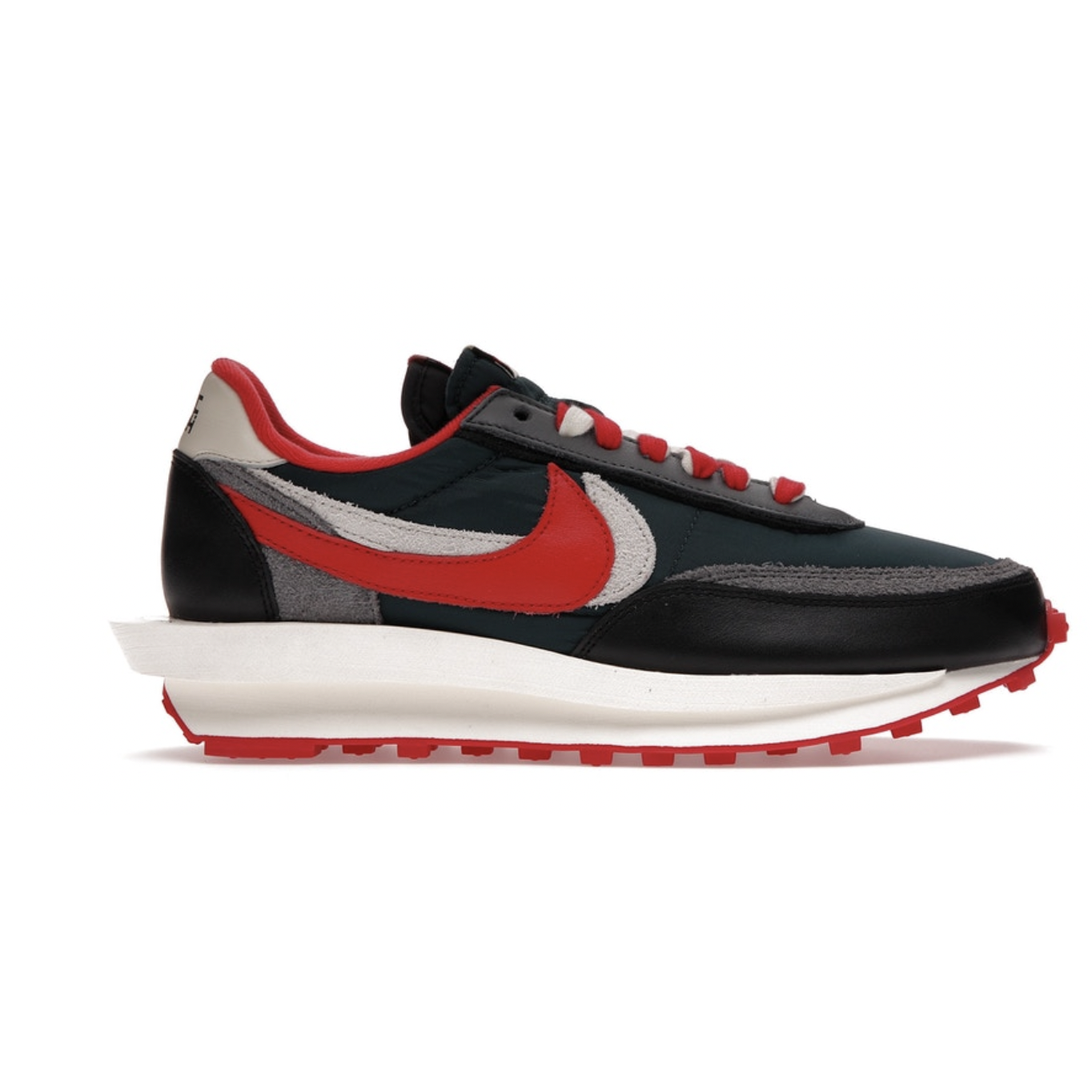 Nike LD Waffle sacai Undercover Midnight Spruce University Red by Nike from £225.00