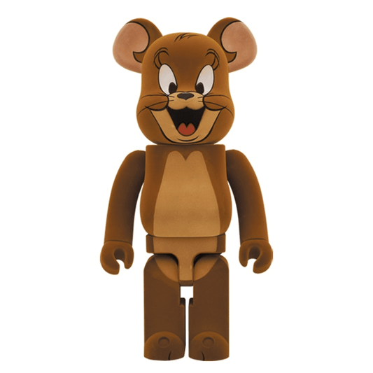 Bearbrick Tom and Jerry: Jerry Flocky 1000% by Bearbrick in Clothing Accessories. Available at KershKicks for £550.00. A must-have for fans of Bearbrick looking to elevate their style with this Accessories.
