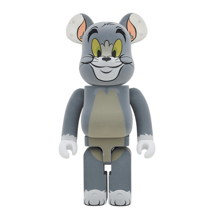 Bearbrick Tom and Jerry: Tom Flocky 1000% by Bearbrick in Clothing Accessories. Available at KershKicks for £550.00. A must-have for fans of Bearbrick looking to elevate their style with this Accessories.