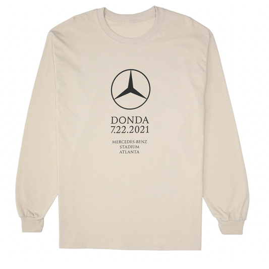 Kanye West DONDA Atlanta Listening Event L/S T-shirt Cream by Kanye West from £125.00