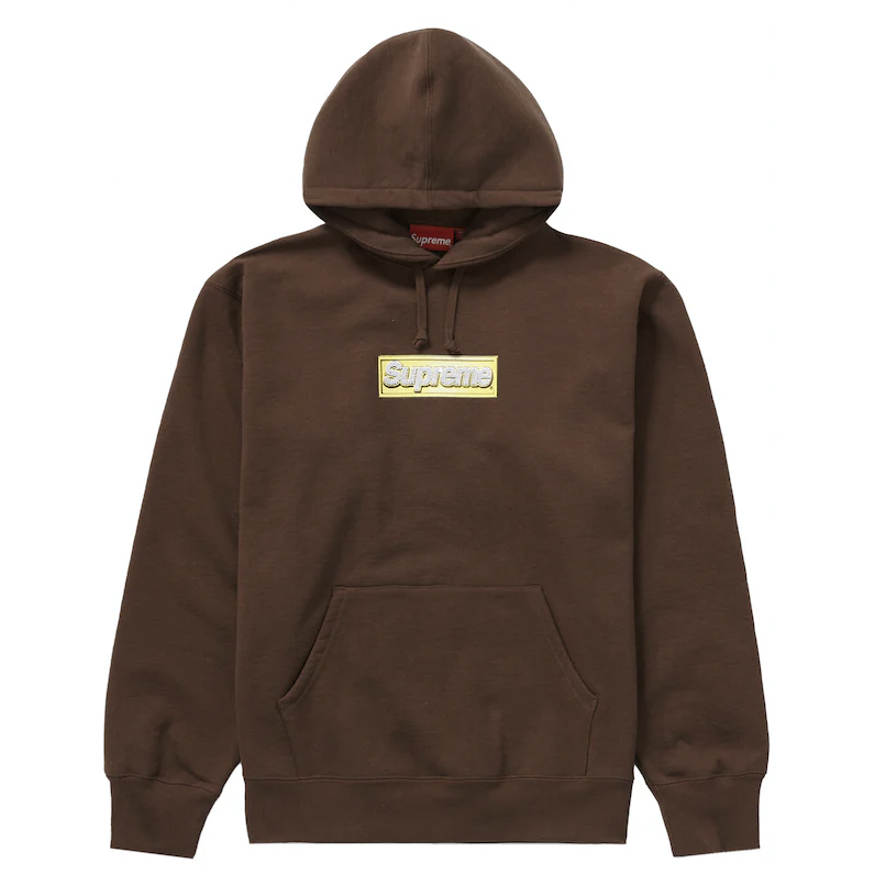 Brown supreme top box logo