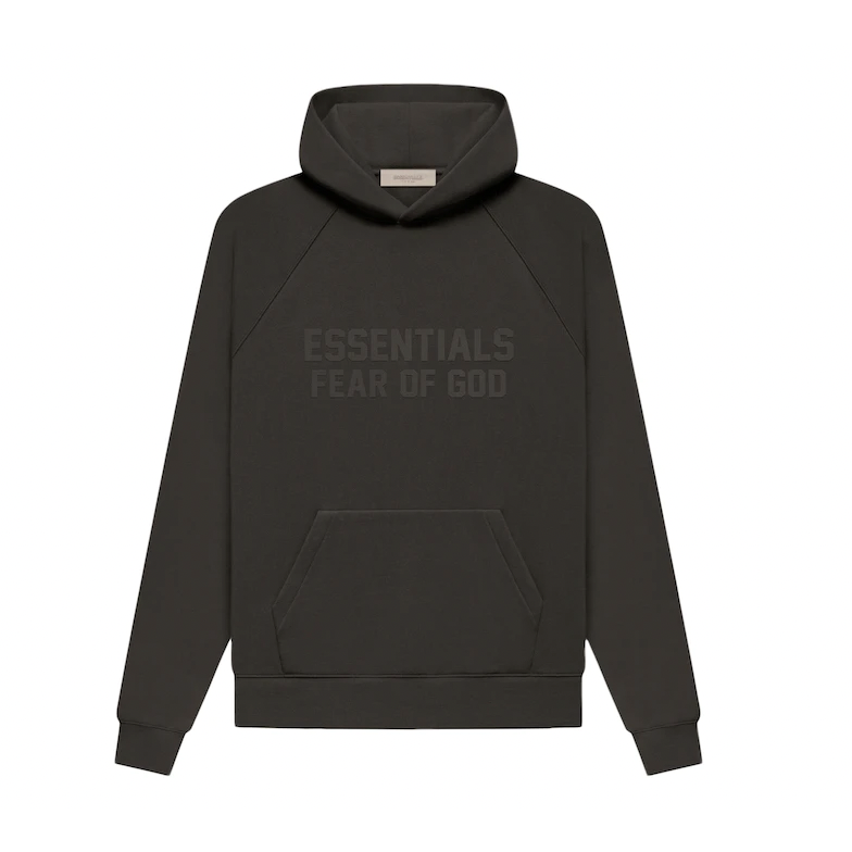 Fear of God Essentials Hoodie Off Black by Fear Of God in Clothing. Available at KershKicks for £115.00. A must-have for fans of Fear Of God looking to elevate their style with this Hoodie.