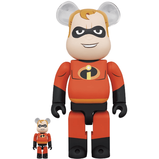Bearbrick Disney Pixar Mr. Incredible 100% & 400% Set by Bearbrick in Clothing Accessories. Available at KershKicks for £175.00. A must-have for fans of Bearbrick looking to elevate their style with this Accessories.