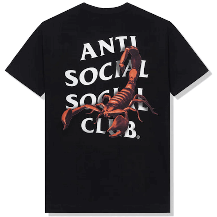 Anti Social Social Club Moodsting T-shirt Black by Anti Social Social Club in Clothing. Available at KershKicks for £95.00. A must-have for fans of Anti Social Social Club looking to elevate their style with this T-Shirt.