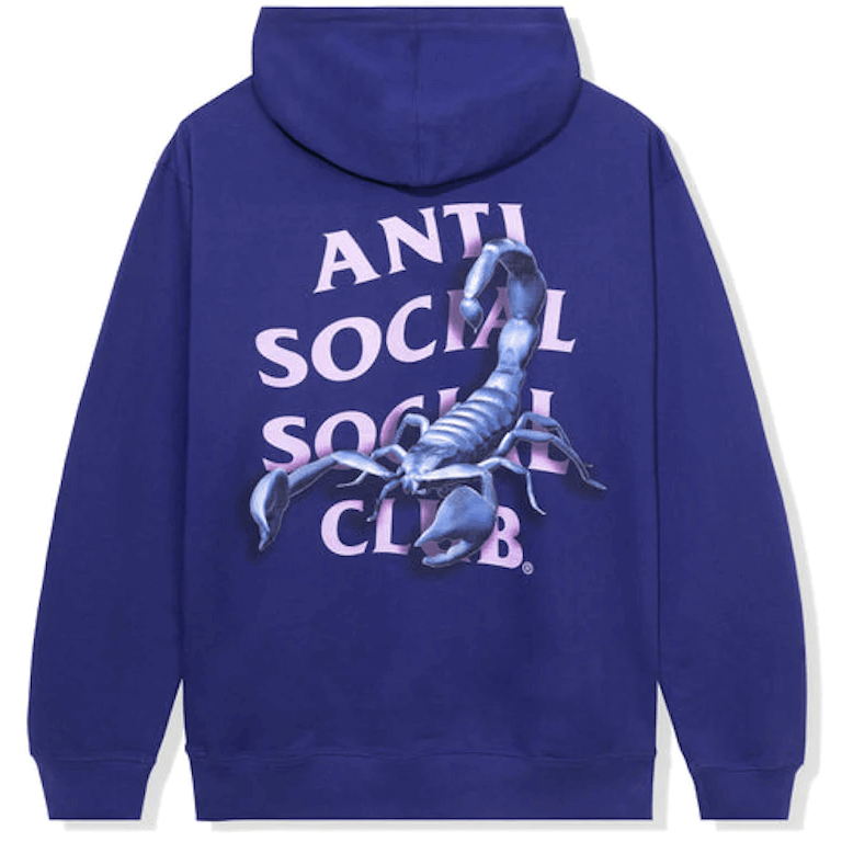 Purple anti social social club hoodie hotsell