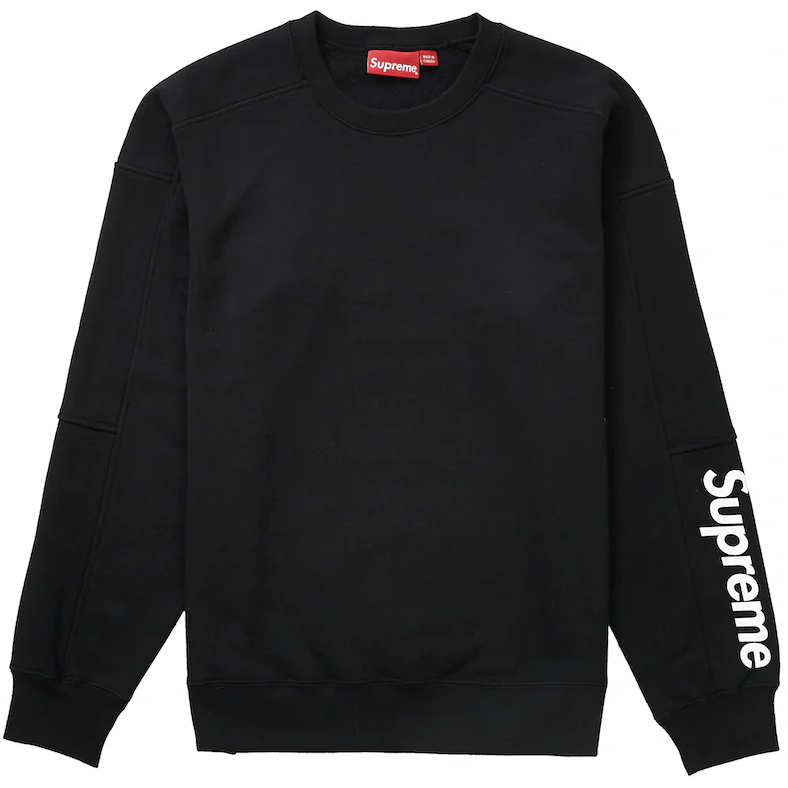 Supreme top black crewneck