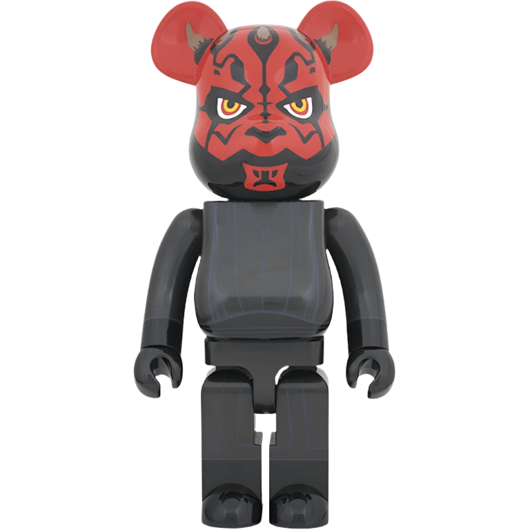 Bearbrick x Star Wars Darth Maul 1000% Black by Bearbrick in Clothing Accessories. Available at KershKicks for £850.00. A must-have for fans of Bearbrick looking to elevate their style with this Accessories.