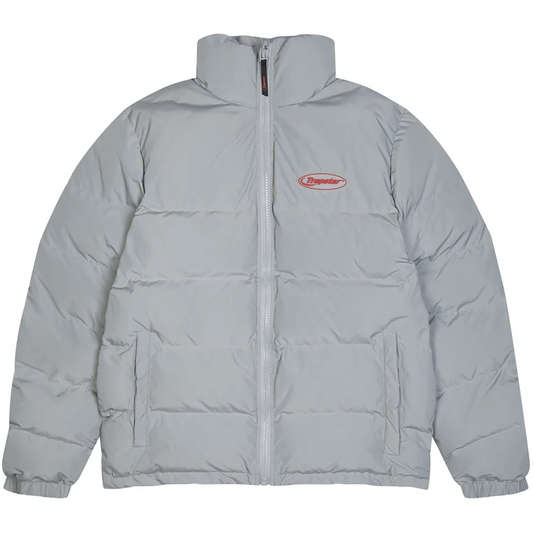 TRAPSTAR LIGHT GREY/RED HYPERDRIVE 2.0 BOMBER JACKET from Trapstar