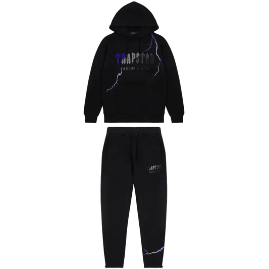 Trapstar Chenille Decoded Hooded Tracksuit Lightning Edition from Trapstar