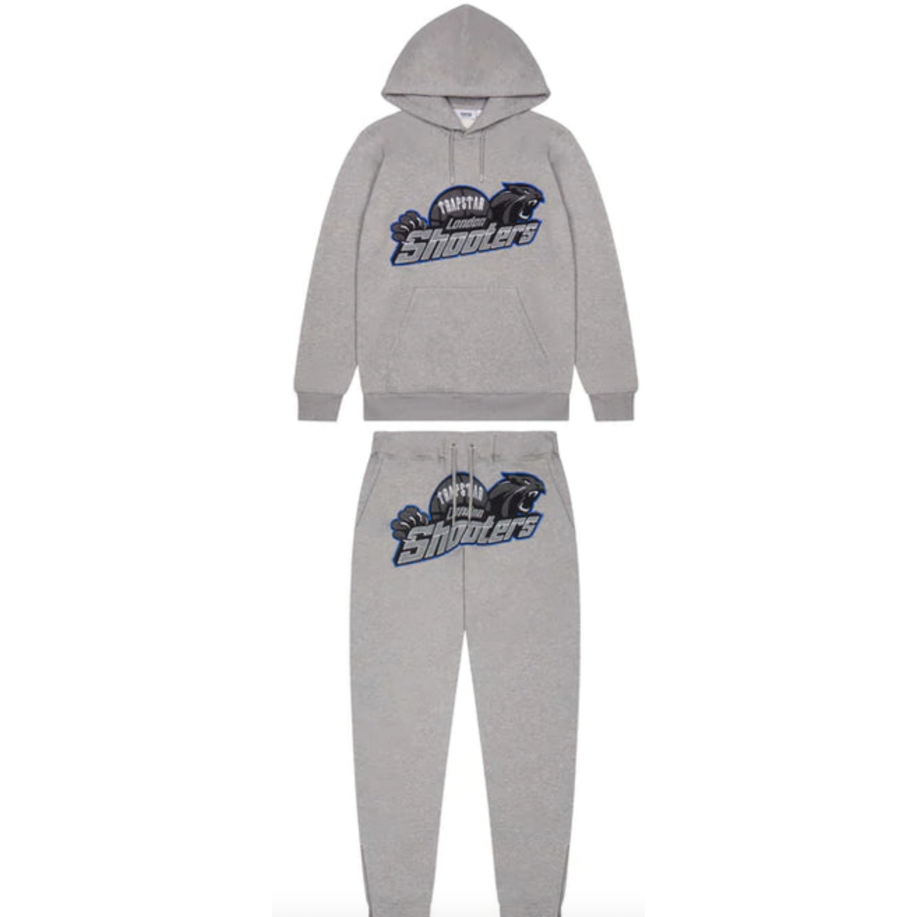 Trapstar London Shooters Hooded Tracksuit Grey/Blue by Trapstar from £285.00