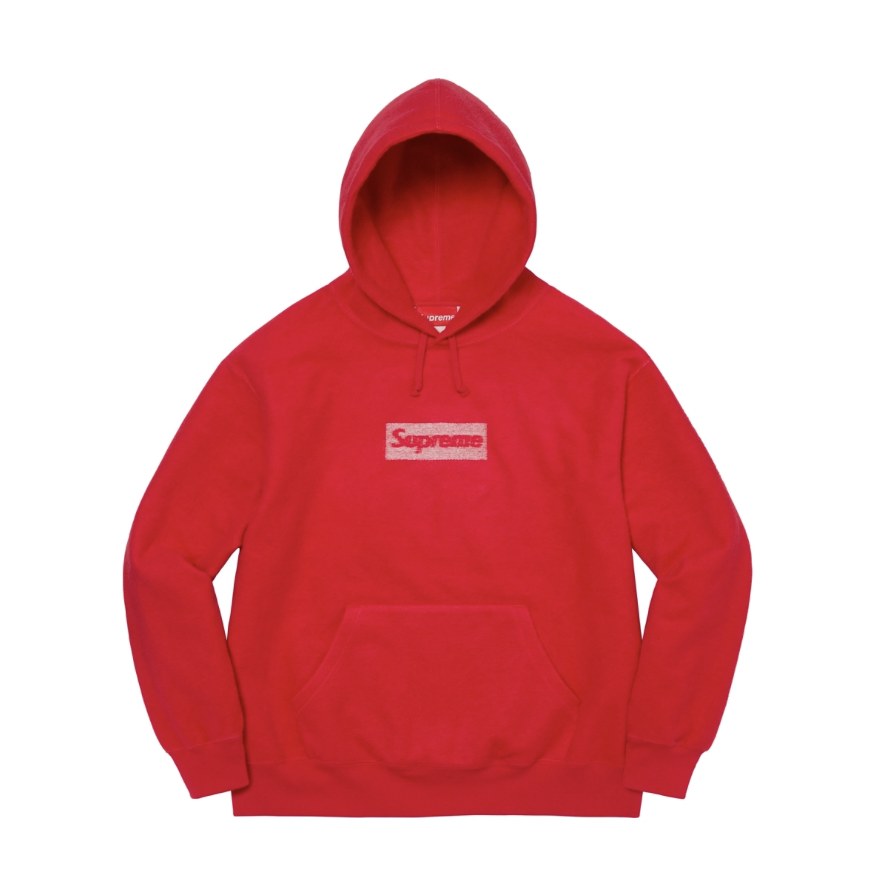 Supreme Inside Out Box Logo Hooded Sweatshirt Red
