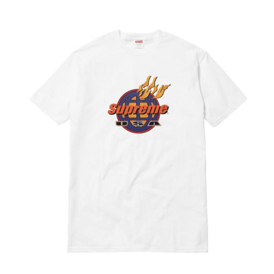 Supreme Fire Tee White by Supreme from £85.00