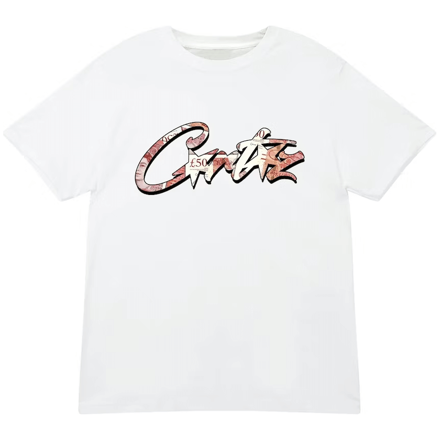 Corteiz Money On My Mind Tee White by Corteiz in Clothing. Available at KershKicks for £85.00. A must-have for fans of Corteiz looking to elevate their style with this T-Shirt.