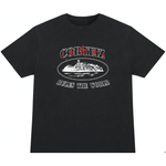 Corteiz Rules the World Stars Black Tee Corteiz Rules the World Stars Black Tee