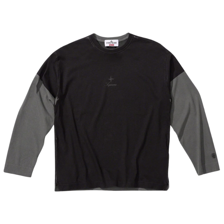 Supreme Stone Island L/S Top Black by Supreme from £194.00