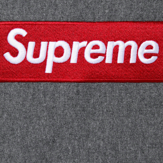 Supreme Box Logo Hooded Sweatshirt - Charcoal by Supreme in . Available at KershKicks for £400.00. A must-have for fans of Supreme looking to elevate their style with this Hoodie.