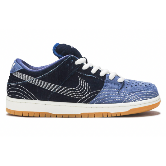Nike SB Dunk Low Denim Sashiko by Nike in Shoes. Available at KershKicks for £250.00. A must-have for fans of Nike looking to elevate their style with this Shoes.