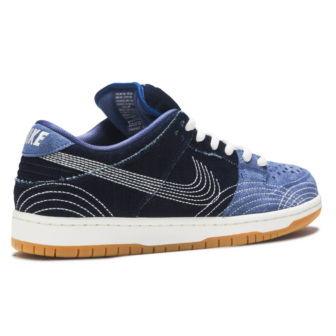 Nike SB Dunk Low Denim Sashiko by Nike in Shoes. Available at KershKicks for £250.00. A must-have for fans of Nike looking to elevate their style with this Shoes.