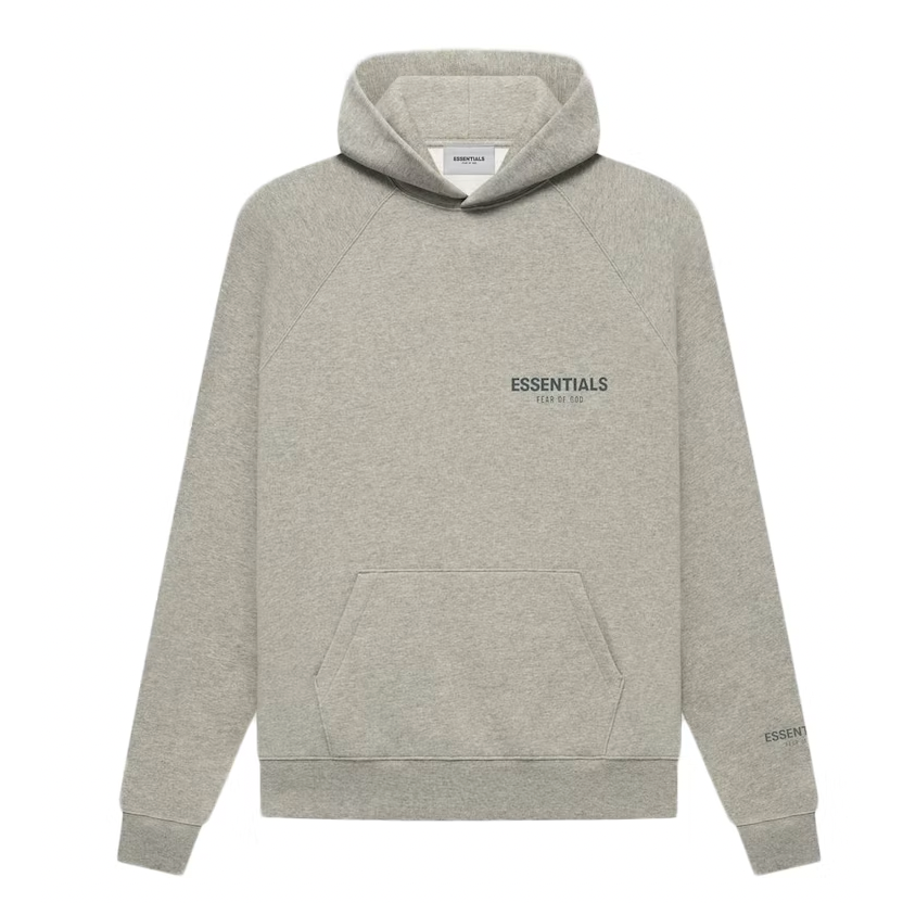Fear of God Essentials Core Collection Pullover Hoodie Dark Heather by Fear Of God from £165.99