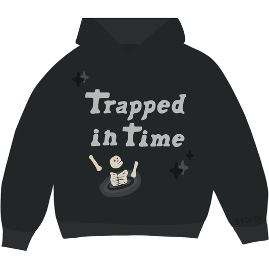 Broken Planet Market Trapped In Time Hoodie Soot Black by Broken Planet Market from £165.00