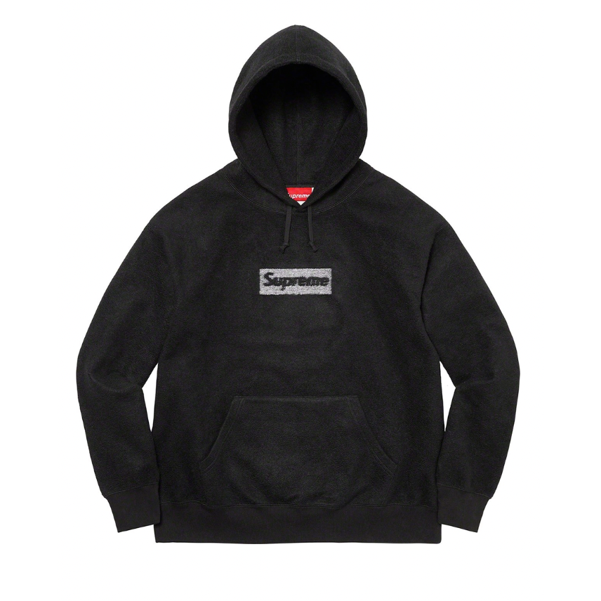 Supreme Inside Out Box Logo Hooded Sweatshirt Black