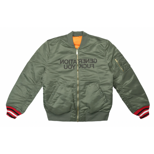 Supreme Undercover Reversible MA-1 Olive by Supreme in Clothing. Available at KershKicks for £500.00. A must-have for fans of Supreme looking to elevate their style with this Jacket.