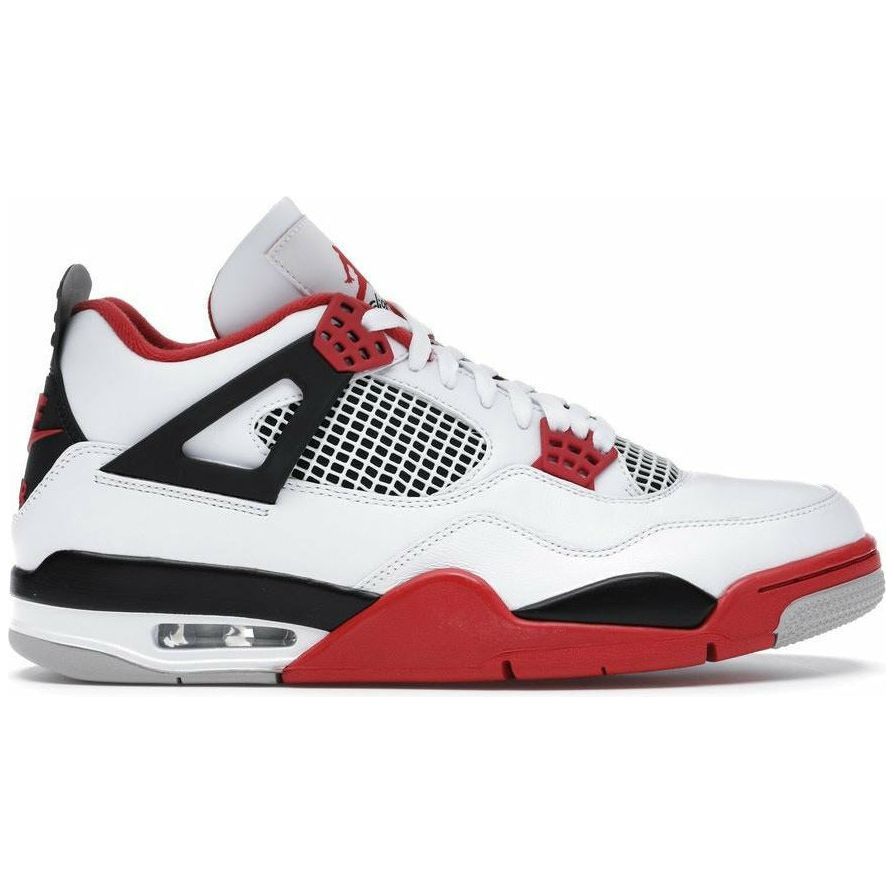 Jordan 4 Retro Fire Red (2020) by Jordan's in Shoes. Available at KershKicks for £385.00. A must-have for fans of Jordan's looking to elevate their style with this Shoes.