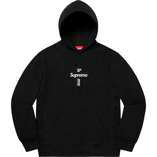 Supreme Cross Box Logo Hooded Sweatshirt Black by Supreme in Uncategorized. Available at KershKicks for £325.00. A must-have for fans of Supreme looking to elevate their style with this Hoodie.