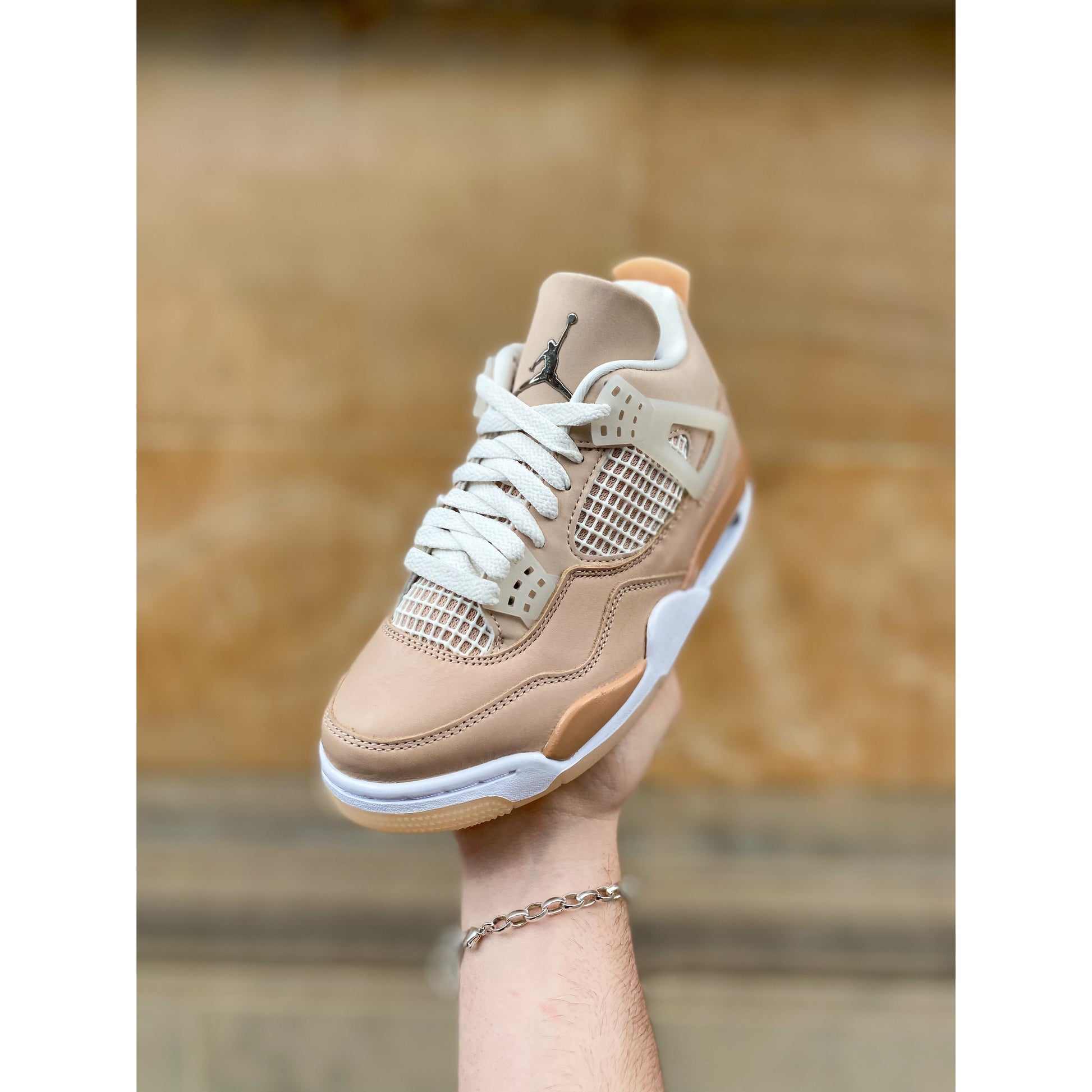Jordan 4 Retro Shimmer (W) by Jordan's in Shoes. Available at KershKicks for £285.00. A must-have for fans of Jordan's looking to elevate their style with this Shoes.