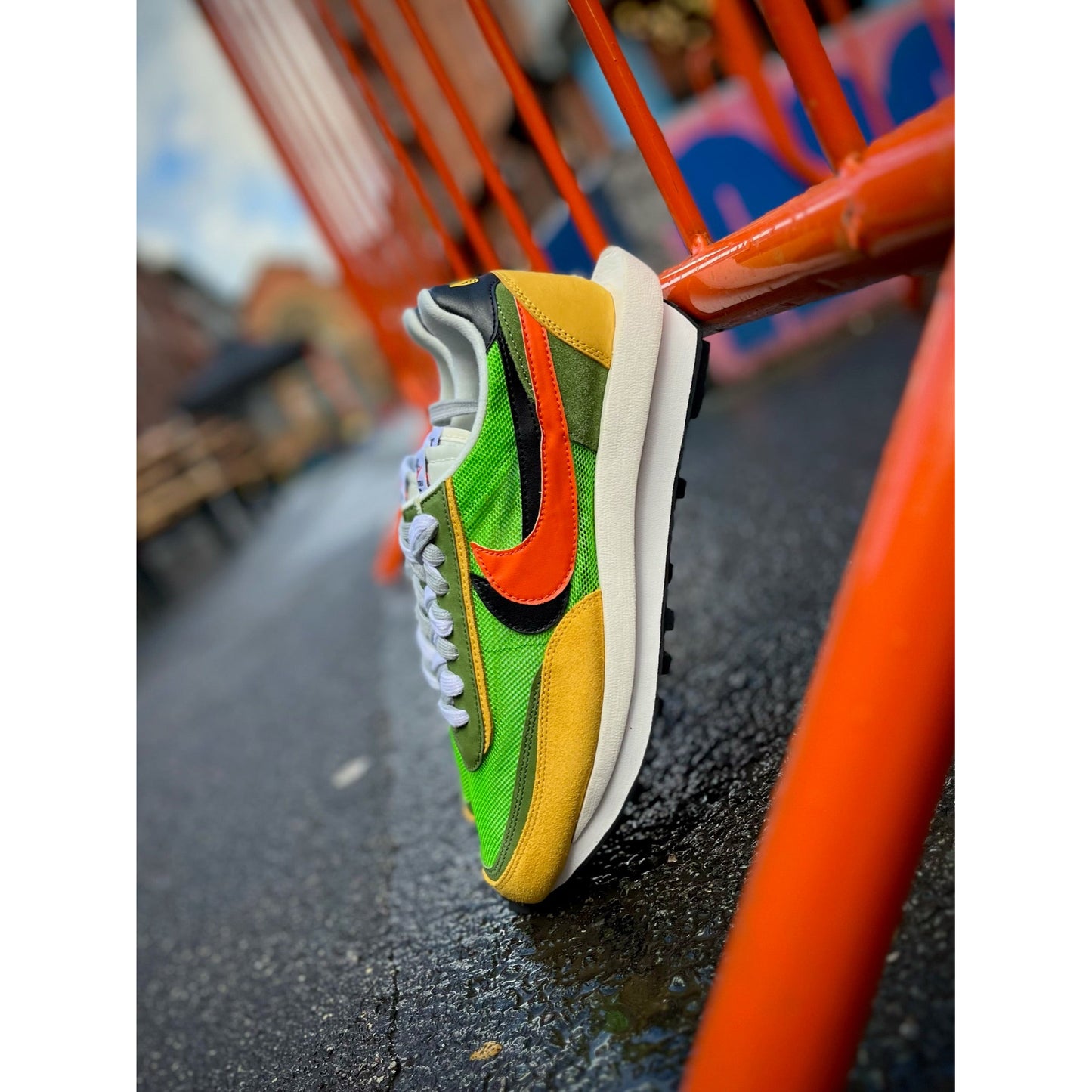 Nike LD Waffle Sacai Green Multi by Nike in Shoes. Available at KershKicks for £550.00. A must-have for fans of Nike looking to elevate their style with this Shoes.