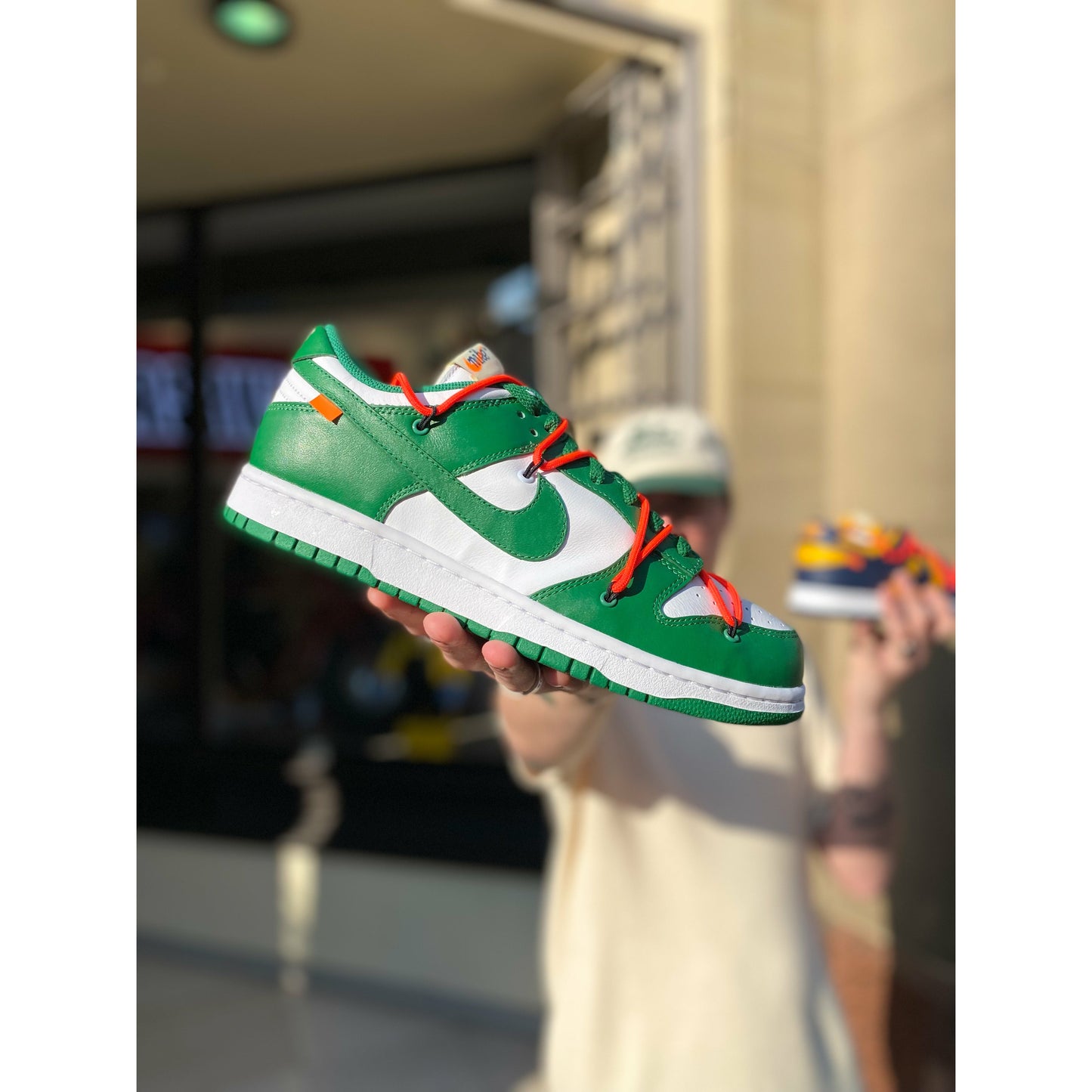 Nike Dunk Low Off-White Pine Green by Nike from £1020.00