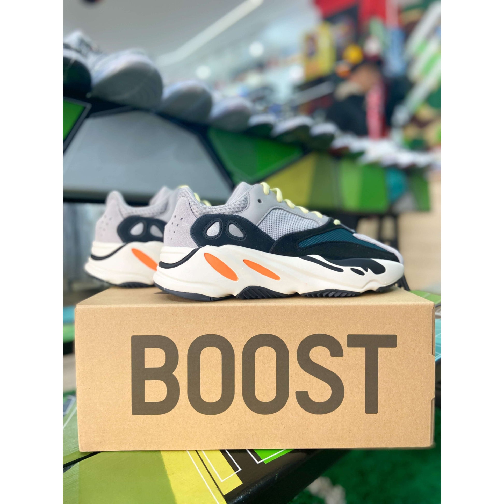 Adidas Yeezy Boost 700 Wave Runner by Yeezy in Shoes. Available at KershKicks for £450.00. A must-have for fans of Yeezy looking to elevate their style with this Shoes.