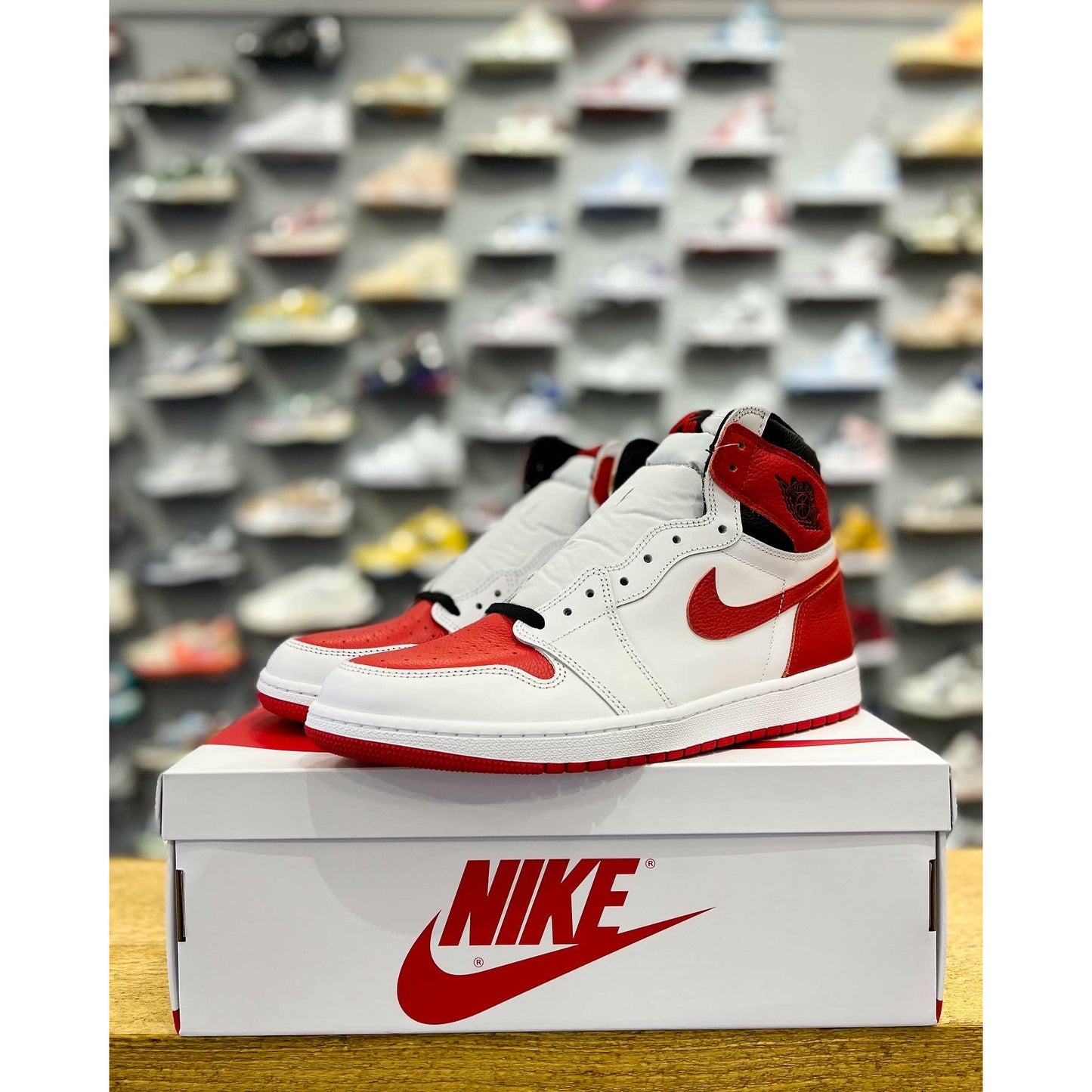Jordan 1 Retro High OG Heritage by Jordan's in Shoes. Available at KershKicks for £155.00. A must-have for fans of Jordan's looking to elevate their style with this Shoes.
