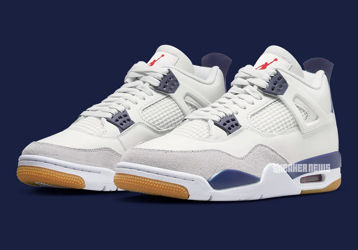 Get Ready for the Nike Air Jordan 4 SB Summit White/Navy Get Ready for the Nike Air Jordan 4 SB Summit White/Navy