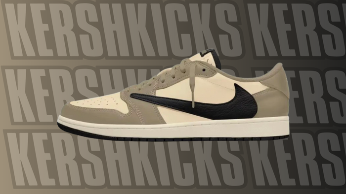 The Nike Air Jordan 1 Low x Travis Scott 'Pale Vanilla'