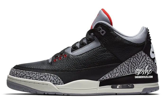 The Nike Air Jordan 3 Black Cement Reimagined Is On the Way