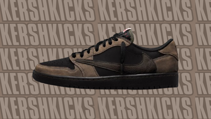 The Nike x Travis Scott Air Jordan 1 Low 'Velvet Brown'