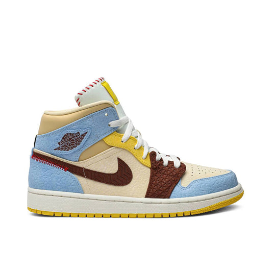 Jordan 1 Mid SE Fearless Maisonette Chateau Rogue by Jordan's in Shoes. Available at KershKicks for £550.00. A must-have for fans of Jordan's looking to elevate their style with this Shoes.