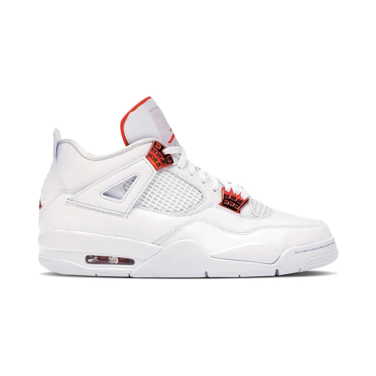 Jordan 4 Retro Metallic Orange by Jordan's in Shoes. Available at KershKicks for £600.00. A must-have for fans of Jordan's looking to elevate their style with this Shoes.