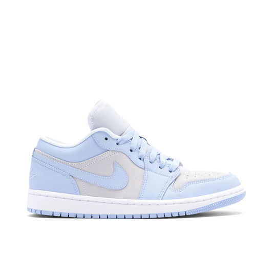 Jordan 1 Low University Blue (W) by Jordan's in Shoes. Available at KershKicks for £165.00. A must-have for fans of Jordan's looking to elevate their style with this Shoes.