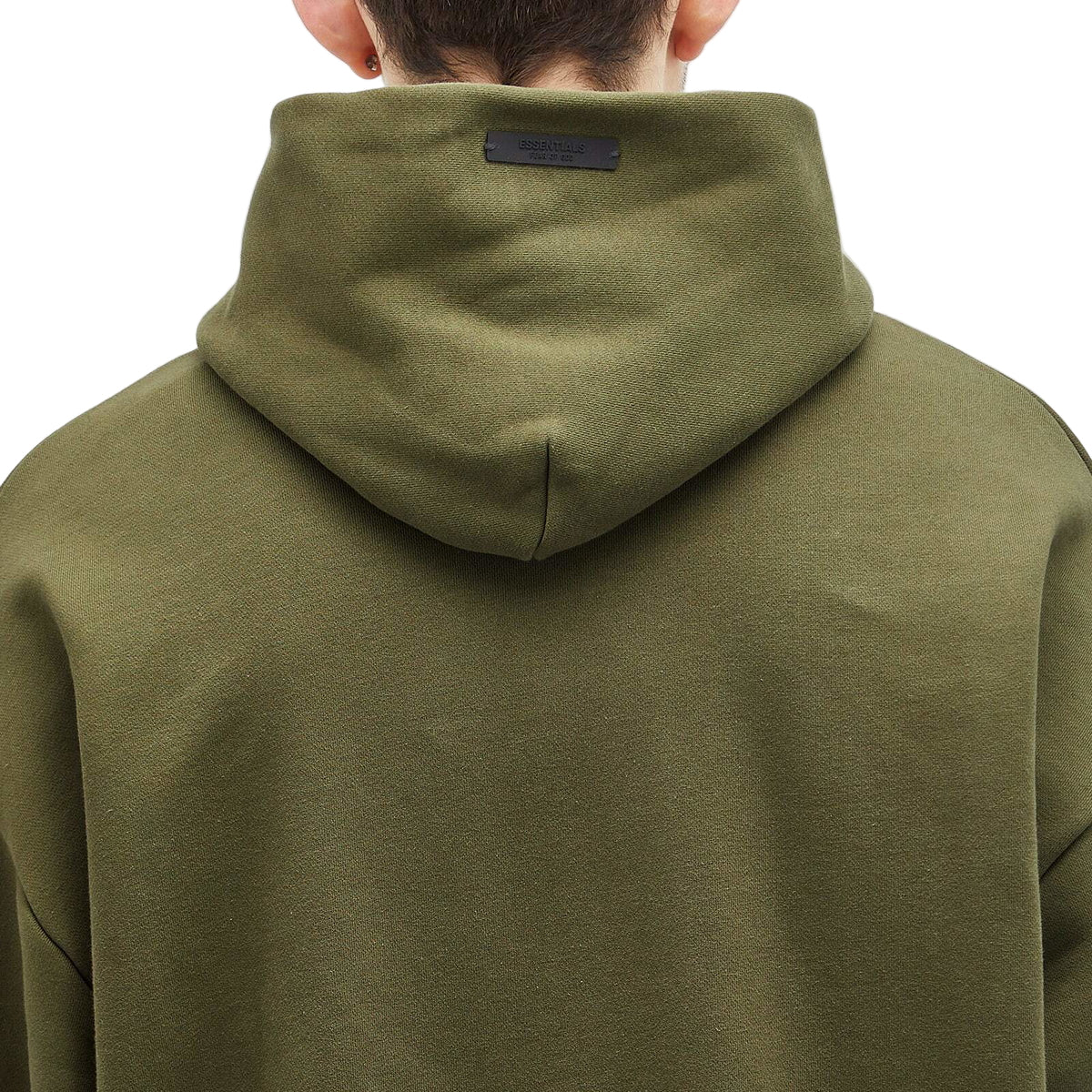 Fear of God Essentials Fleece Hoodie Military